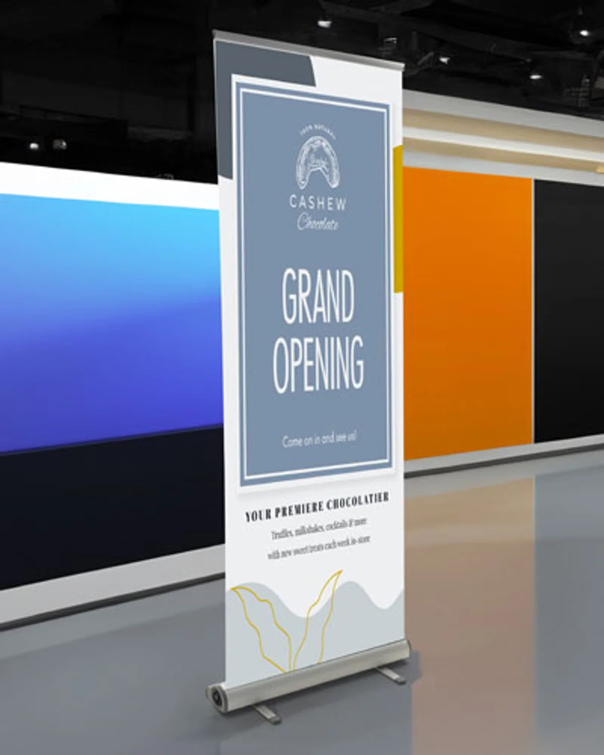 Retractable pull-up banner displays