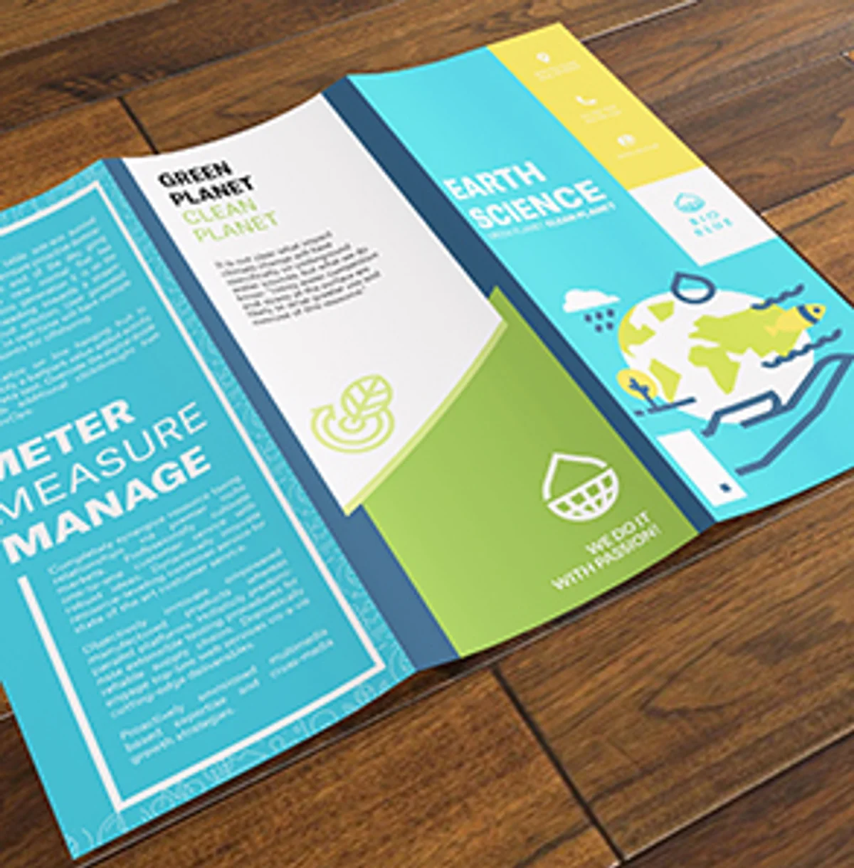 Tri-fold brochures and flyers