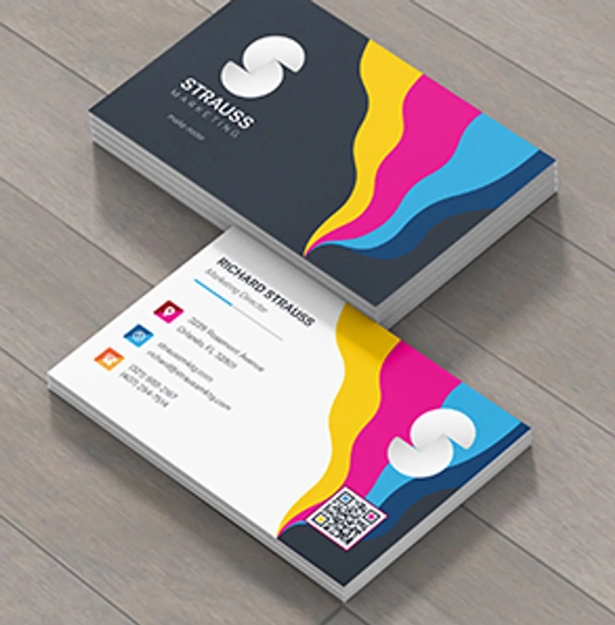 Custom printed business cards