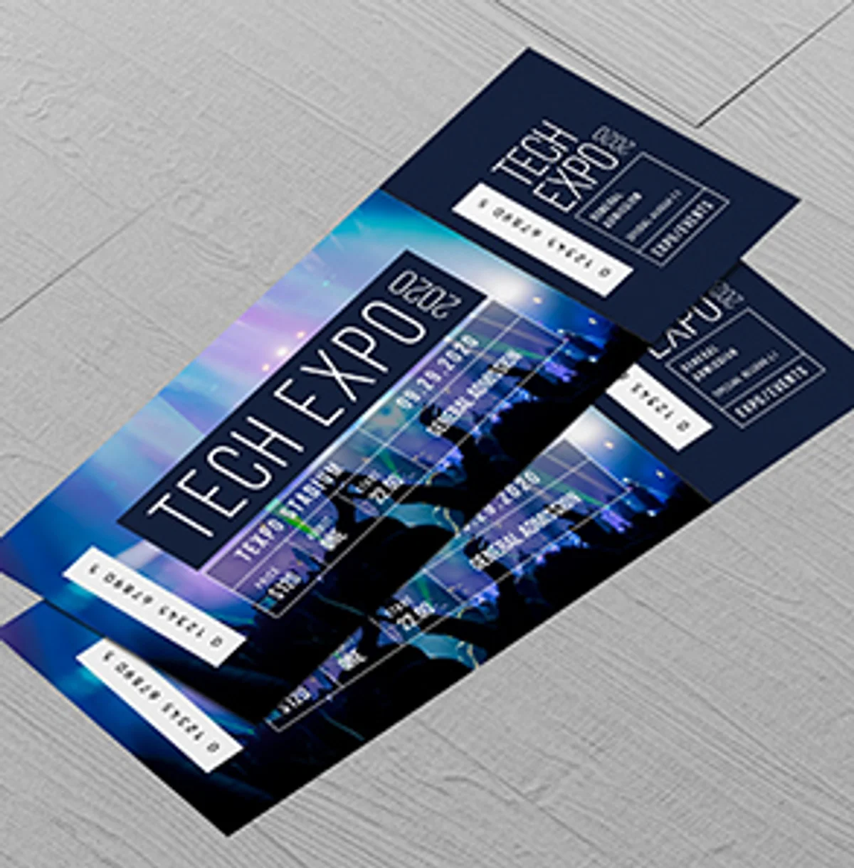 Custom event tickets and gala programs