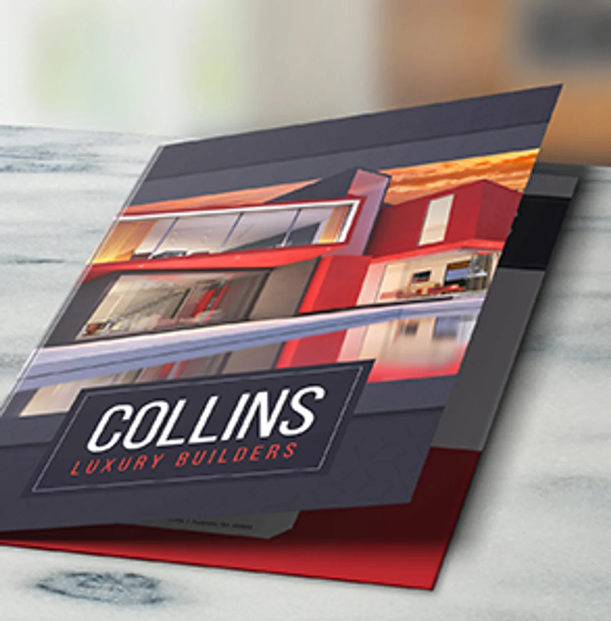Custom presentation pocket folders