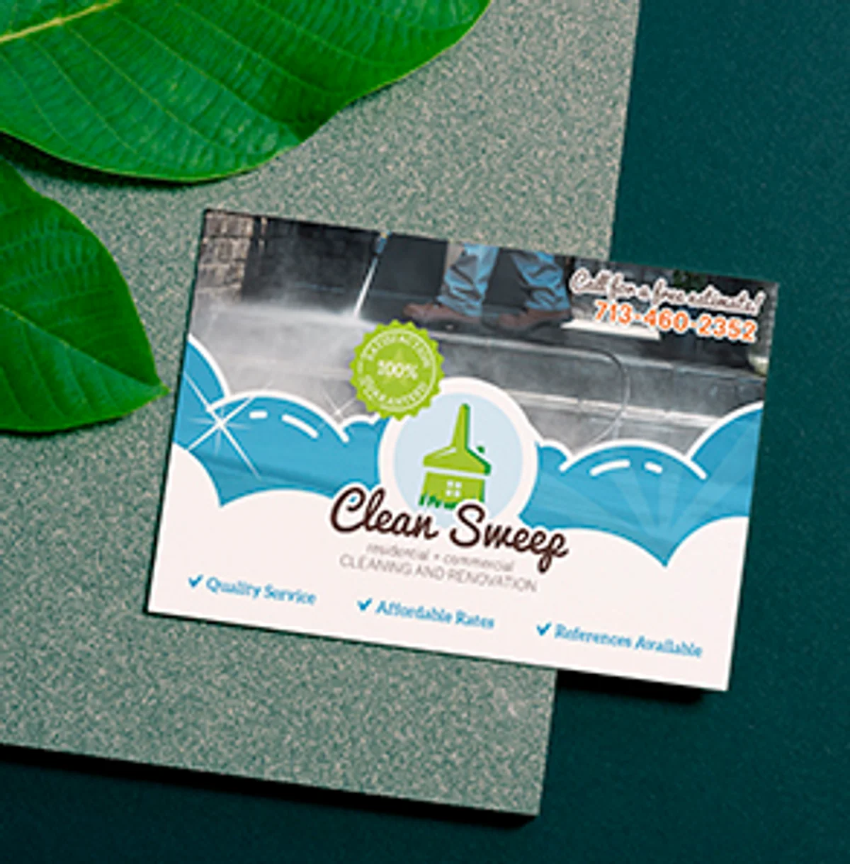 Custom printed postcards